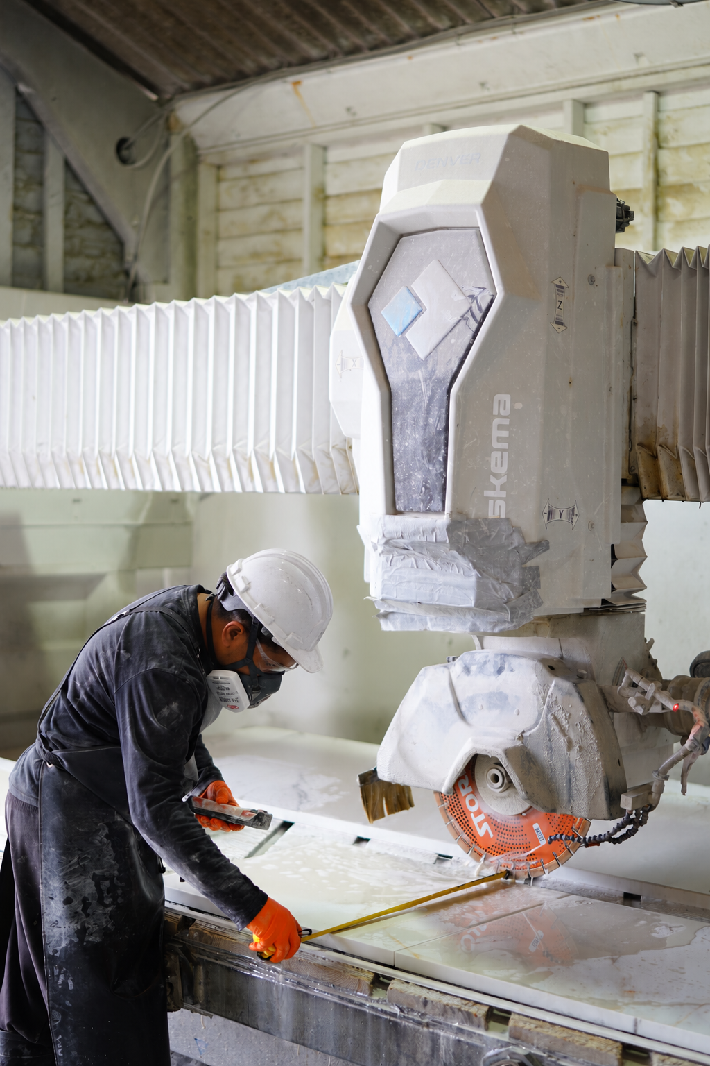 Precision CNC stone cutting